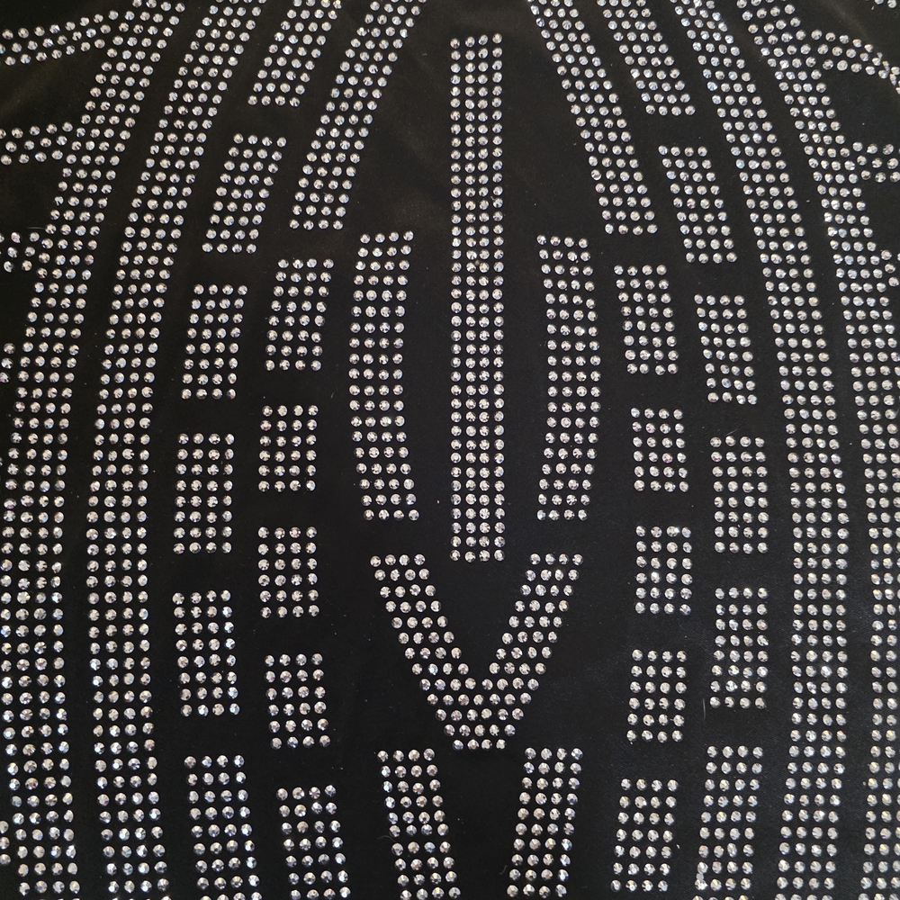 Chic Black And Silver Patterned Two-Piece Set - image 5